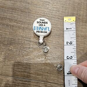 Retractable Funny Badge Holder